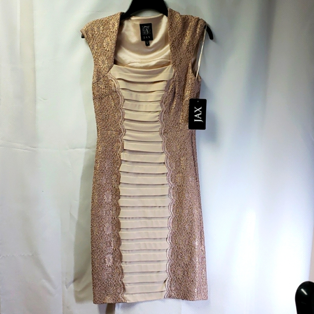JAX  womens Christmas holiday party  embellished  size 4 dress